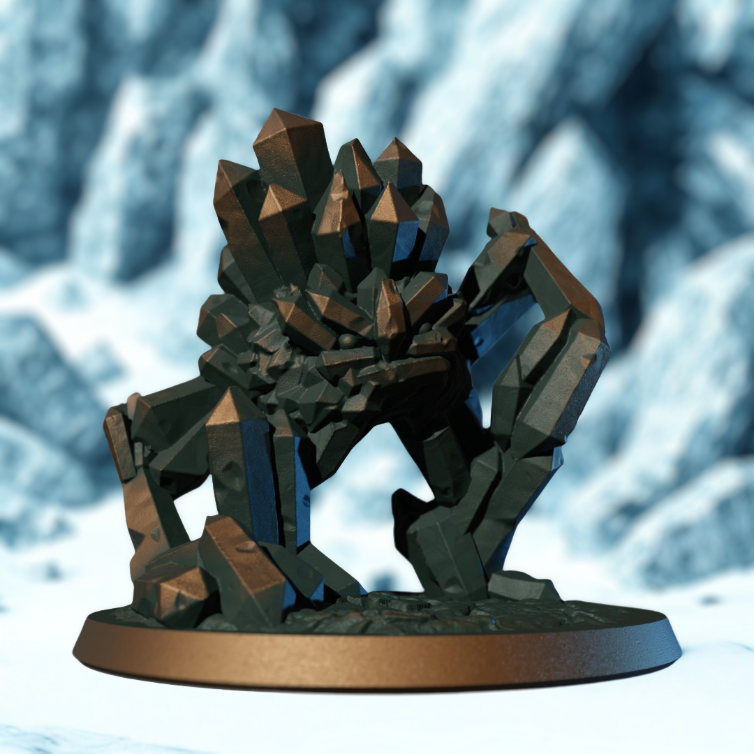 🪓 Crystal Golem Miniature